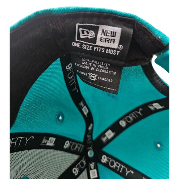 Miami Dolphins 9Forty Adjustable New Era NFL Hat Teal Orange Polyester OSFM - Picture 5 of 8